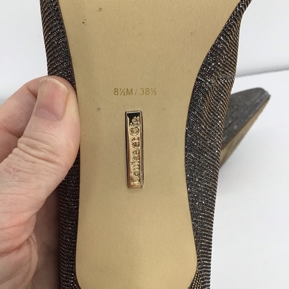 LOUISE Et Cie Women’s Metallic Sparkly Pump Heels Party Gold/Silver Size 8.5 - Picture 3 of 10